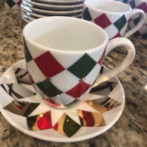 Harlequin by Williams-Sonoma coffee cups